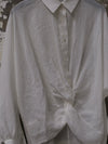 INTO THE EAST White Structured Shirt ITE-E1YG249102-BAI White